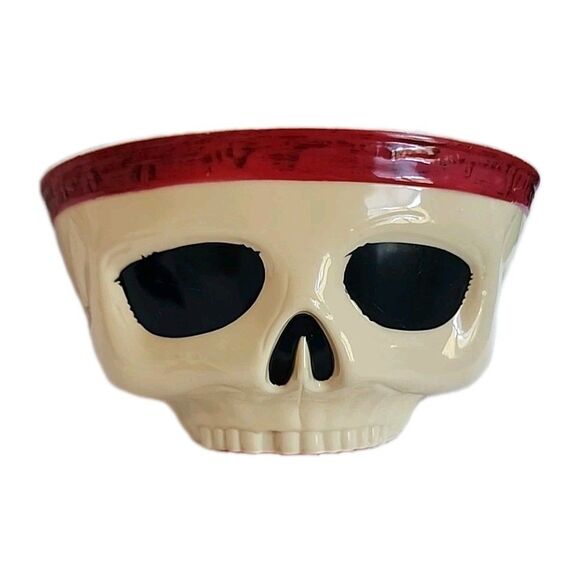 Disney Pirates Of The Caribbean Dead Man’s Chest Kelloggs 2006 Promo Bowl Skull - Picture 1 of 4